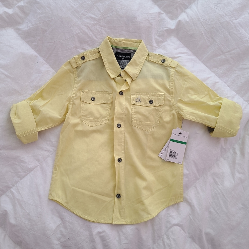 NWT Calvin Klein Shirt, boys size 7